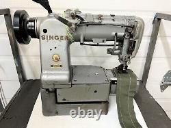 Singer 302 2needle Cylinder Waistband Chainstitch Industrial Sewing Machine