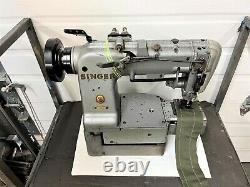 Singer 302 2needle Cylinder Waistband Chainstitch Industrial Sewing Machine