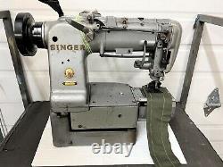 Singer 302 2needle Cylinder Waistband Chainstitch Industrial Sewing Machine