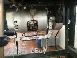 Singer 31-15 Vintage Heavy Duty Industrial Sewing Machine with Table and Motor