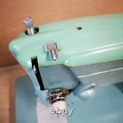 Singer 327K Green Vintage 1960s Sewing Machine & Case