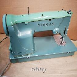 Singer 327K Green Vintage 1960s Sewing Machine & Case