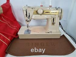 Singer 411g Slant O'matic Sewing Machine, Zig-zag, Multi, Service, Elect Pat Test