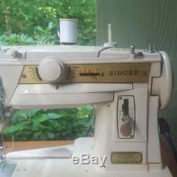 Singer 431 G High End Home Use Model Sewing Machine 1960's 431G Metal Gears MCM