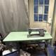 Singer 491 Industrial Electric Sewing Machine with Table, TCM Servo Motor, Pedal