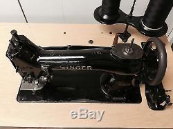 Singer 78-3 Industrial Sewing Machine Leather Canvas Upholstery Vintage