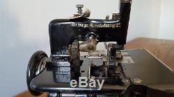 Singer 81 K3 Model Overlock Industrial Sewing Machine S/N EF918950Working Order