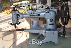 Singer Cast Iron Industrial 29K71 Cobbler Leather Treadle Sewing Machine