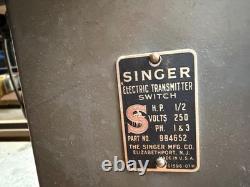 Singer Heavy Duty/Industrial Sewing Machine with extras