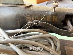 Singer Heavy Duty/Industrial Sewing Machine with extras