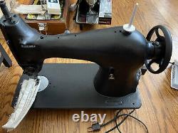 Singer Heavy Duty Leather & Canvas Sewing Machine. New Motor and Foot Pedal. PP