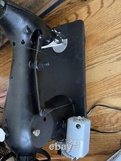 Singer Heavy Duty Leather & Canvas Sewing Machine. New Motor and Foot Pedal. PP