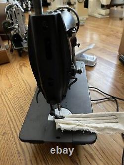 Singer Heavy Duty Leather & Canvas Sewing Machine. New Motor and Foot Pedal. PP