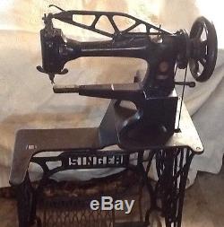 Singer Industrial Sewing Machine 29K Patcher WithTread Stand Ext. Arm