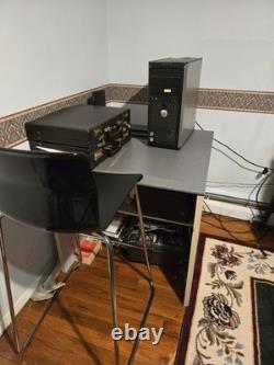 Singer Industrial Sewing Machine with Work Table and Additional Parts