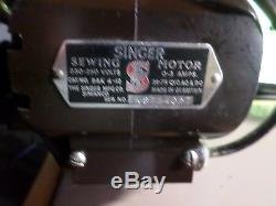 Singer Model 201K electric semi industrial sewing machine