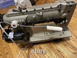 Singer Needle Feed Leather Canvas Sewing Machine Refurbished Converted. 250W. Z2