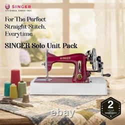 Singer Solo Hand Sewing Machine 850 SPM Heavy Duty Cast Iron Home Use