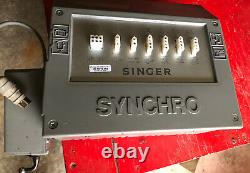 Singer Synchro Industrial Sewing Machine Servo Motor Control