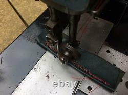 Singer Twin Needle Wheel/Roller Feed Lockstitch Industrial Sewing Machine