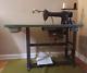 Singer Vintage Working Industrial Sewing Machine 241-11 with table and motor