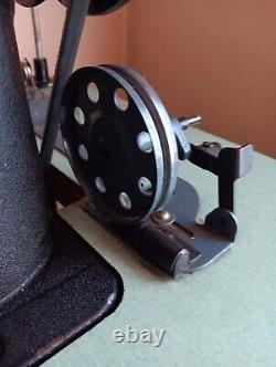 Singer Vintage Working Industrial Sewing Machine 241-11 with table and motor