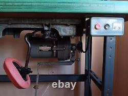 Singer Vintage Working Industrial Sewing Machine 241-11 with table and motor