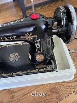 State Leather Canvas Sewing Machine. Totally Refurbished. Amazing. M8