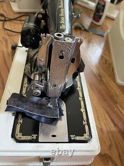 State Leather Canvas Sewing Machine. Totally Refurbished. Amazing. M8