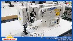 THOR GC-1560 Double Needle Walking Foot Sewing Machine 4 Leather and Upholstery