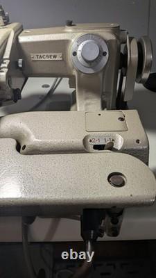 Tacsew T1718 Leather Industrial Blind Hemmer Sewing Machine WithTable