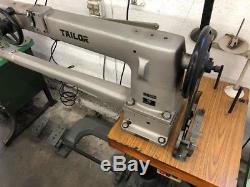 Tailor Single Needle Long Arm Heavy Duty Cylinder Sewing Machine TG-360NR