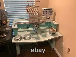 Tajima TMEX-C1201, 12 Needle, Single Head Industrial Embroidery Machine / hats