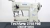 Techsew 2750 Pro Industrial Sewing Machine Startup Guide