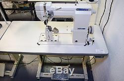 Techsew 830 post bed roller feed industrial sewing machine