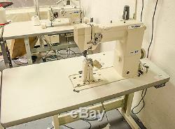 Techsew 830 post bed roller feed industrial sewing machine