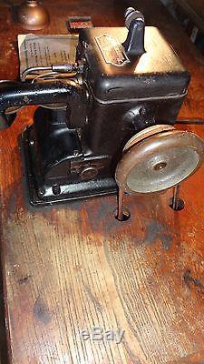 The Bonis Brothers Fur Leather Sewing Machine Corporation GE Motor J&K Cast Iron