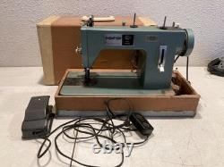 Thompson PW-201 Mini Walking Foot Sewing Machine with Case Industrial Heavy Duty