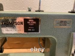 Thompson PW-201 Mini Walking Foot Sewing Machine with Case Industrial Heavy Duty