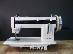 Tuffsew Zigzag 9 industrial walking foot sewing machine with monster wheel