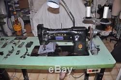 Two needle two bobbin industrial sewing machine