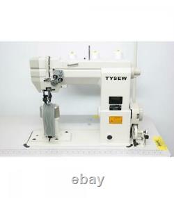 Tysew TY-11440P-1 Twin Needle Post Wheel Feed Industrial Sewing Machine
