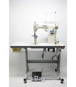 Tysew TY-1400P-1 Post Arm Bed Wheel Roller Feed Industrial Sewing Machine