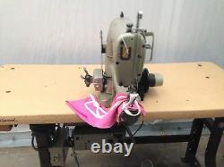 UNION SPECIAL 31200Q TWO NEEDLE UP-ARM TAPER WithFOLDER INDUSTRIAL SEWING MACHINE