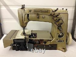 UNION SPECIAL 57700 2 NEEDLE COVERSTITCH WithEDGECUTTER INDUSTRIAL SEWING MACHINE