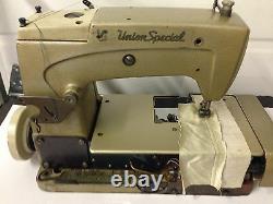 UNION SPECIAL 57700 2 NEEDLE COVERSTITCH WithEDGECUTTER INDUSTRIAL SEWING MACHINE