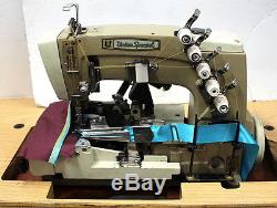 UNION SPECIAL Cover Stitch 3-Needle 5-Thread with Binder Industrial Sewing Machine