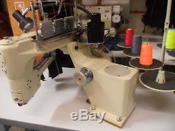 USED LJ62000-0 1MS-5. 2D Flat lock industrial sewing machine