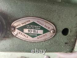 US Blind Stitch Industrial Sewing Machine 718-C6
