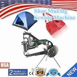 US Manual Industrial Shoe Making Sewing Machine Equipment Shoes Repairs Sewing